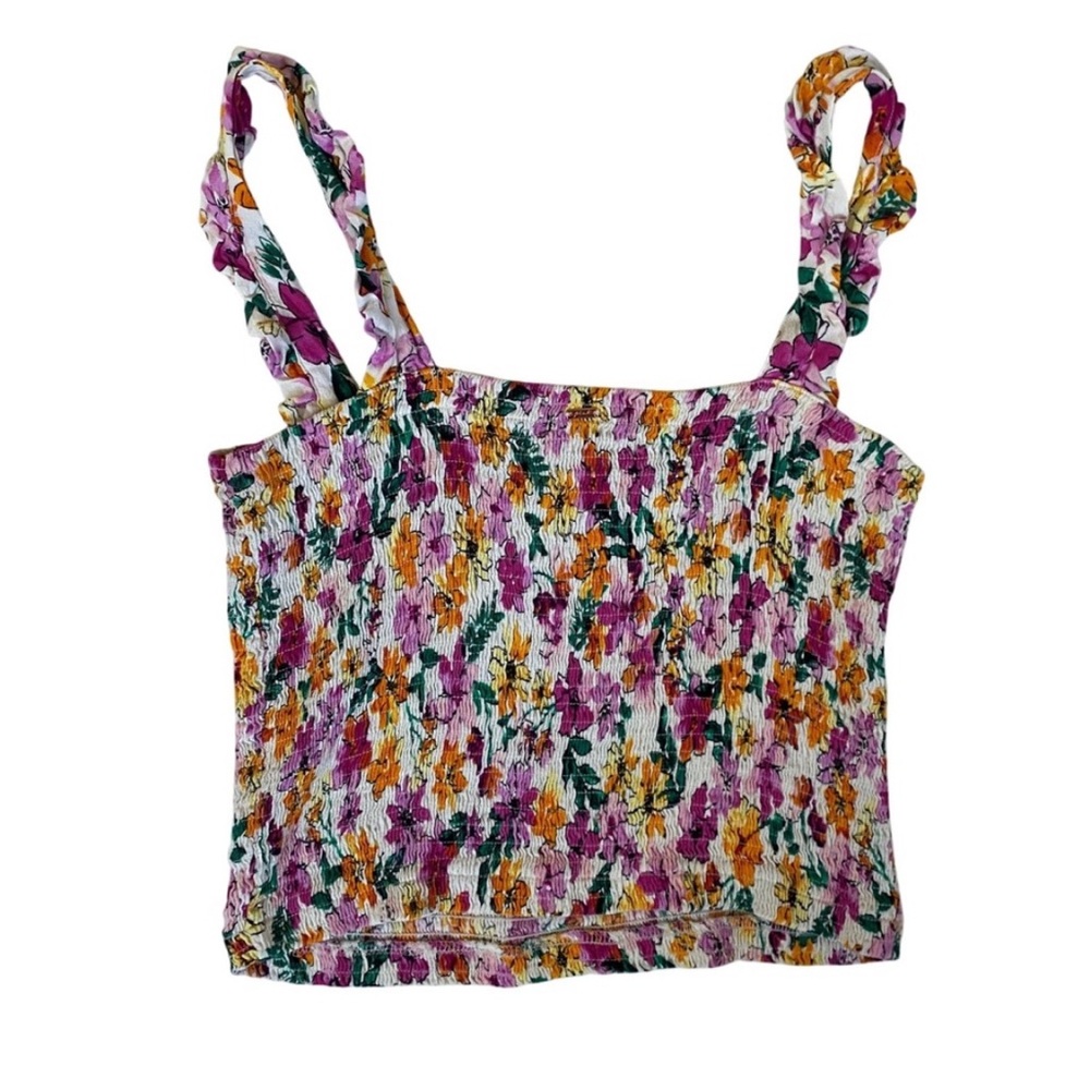 PINK Victoria's Secret Floral Crop Top - Multicolor - Picture 1 of 7